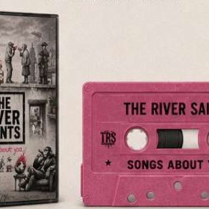 Songs About You pink cassette tape and case